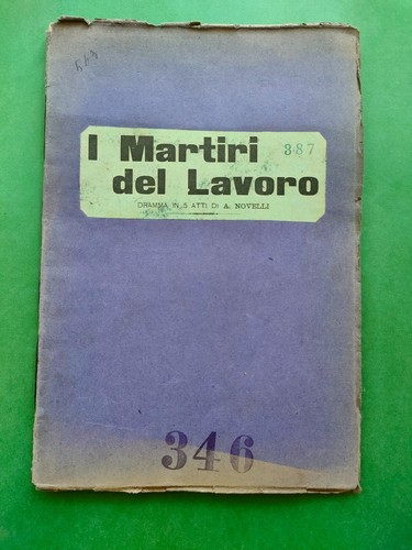 Manoscritto del copione - del, "i
