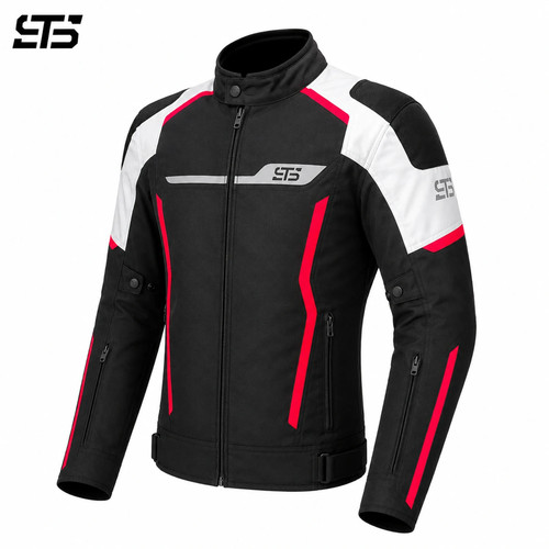 Giacca moto tessuto uomo - giacca,
