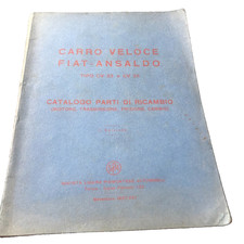 MANUALE CARRO ARMATO VELOCE C.V.33 FIAT ANSALDO REGIO ESERCITO WWII CARRISTI