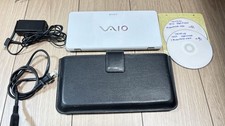 Sony VAIO VGN-P90HS Type P Atom Z530 2 GB RAM 64 GB SSD 8" custodia adattatore bianca