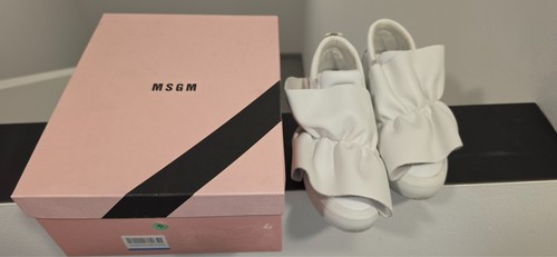 Msgm ruffle velvet slip on - msgm, slip-on