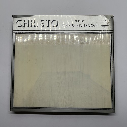 Christo book monograph abrams - book,