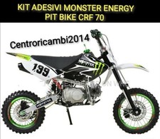 SCHEDA ADESIVI CARENA PIT BIKE CRF 70 BSE MINICROSS ADESIVI MONSTER ENERGY