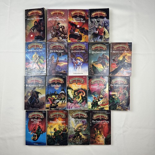 Lone wolf books grey - 1–14,,