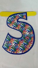 2 LETTERA "S" FESTONE CARTA