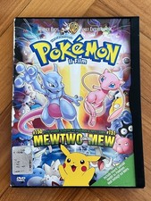 DVD Pokemon Mewtwo contro Mew Ed Warner Snapper Fuori Catalogo Raro Accettabile