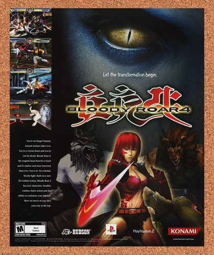 Bloody roar ps2 2003 - ps2,