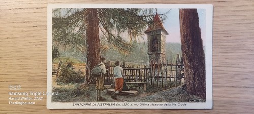 Cartolina santuario - santuario, di
