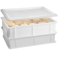 Set 2 Cassetta con Coperchio impasti palline Pizza Pane panette 30x40x13 per ali