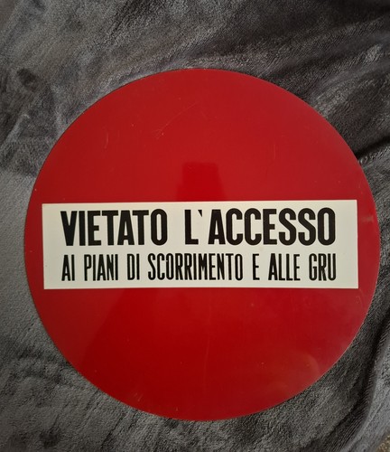Cartello industriale ual - cartello,
