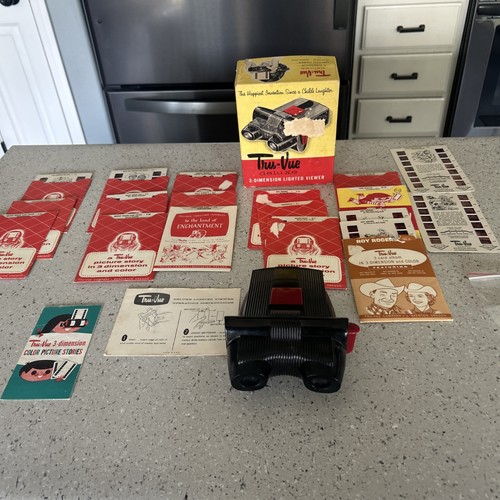 Vintage tru vue deluxe - deluxe, 3d