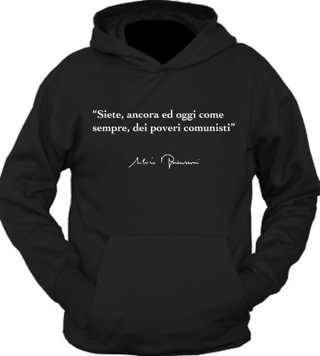 Felpa berlusconi frase - felpa,