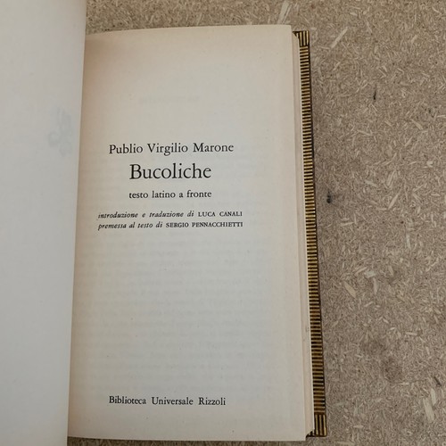 Libro bucoliche virgilio - libro,