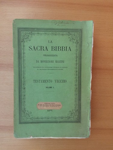 Sacra bibbia vecchio - la,