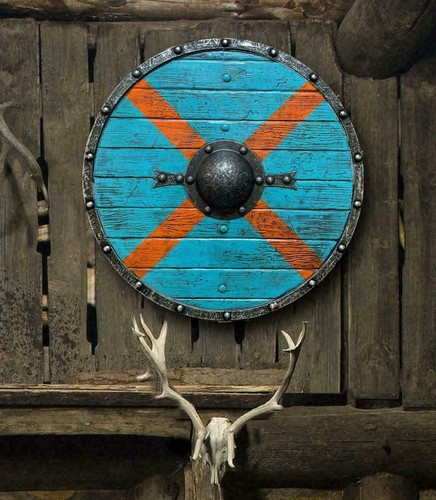 Scudo vichingo medievale