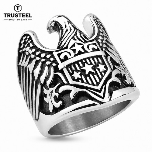 Anello aquila americana - aquila,