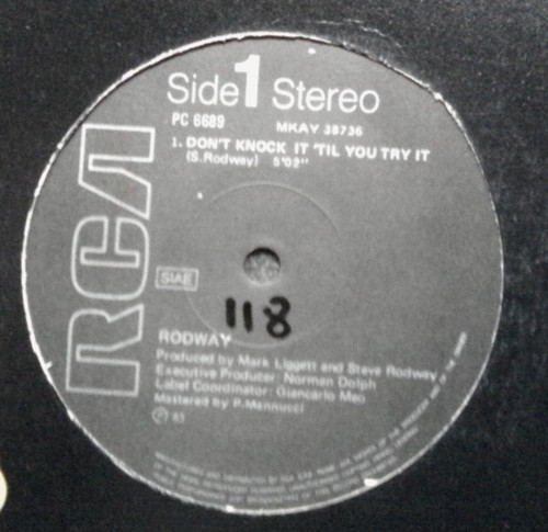 Steve rodway don knock - don't, it