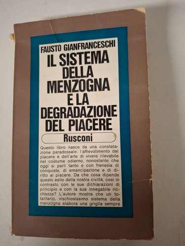Sistema della menzogna la - sistema, e
