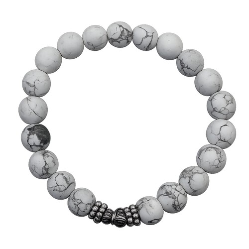 Bracciale elastico howlite - elastico,