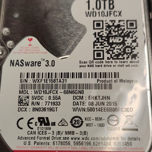 Western digital red 1tb - western,