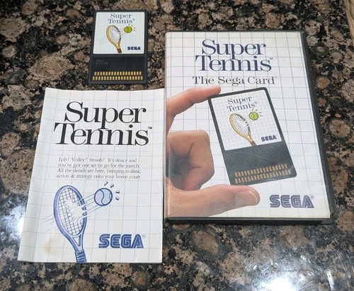 Super tennis sega card - super,