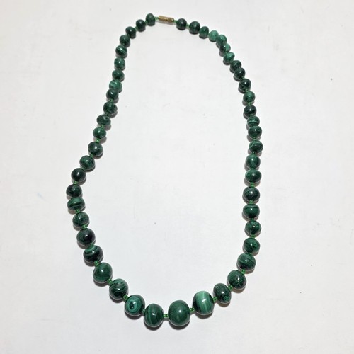 Collana vintage malachite - vintage, in