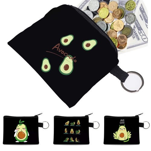 Portamonete tela con zip - in,