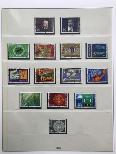 Lotto collezione svizzera 1980 - svizzera,