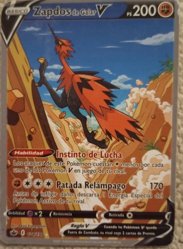 Carte pokémon zapdos de - carte,