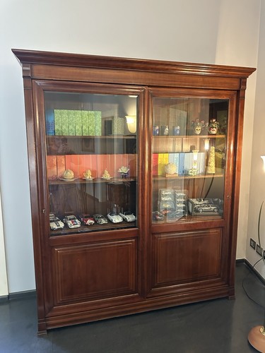 Vetrina libreria legno - vetrina,