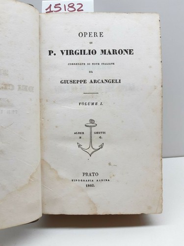 Opere virgilio marone - p.,