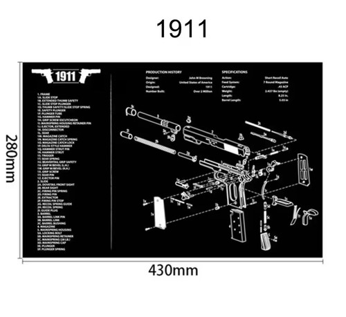 Tappetino 1911 per pulizia - tappetino,
