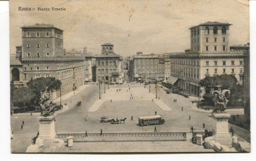 1938 roma piazza venezia - piazza,
