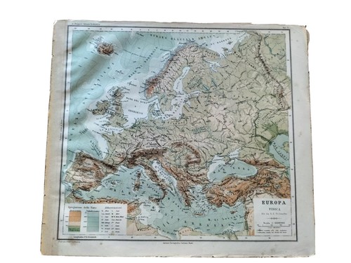 1895 mappa carta geografica - mappa,