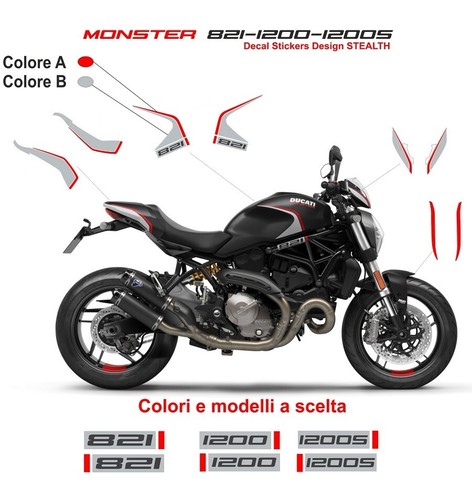 Kit adesivi design 821 stealth - design,