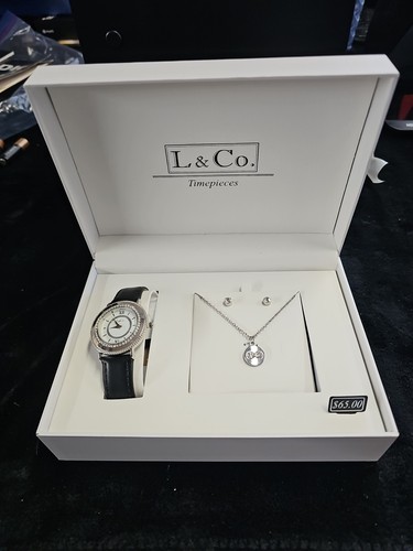 Orologio collana e orecchini - orologio,,