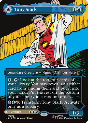 Borderless foil tony stark - tony,