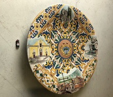 Enorme piatto parata ceramica - enorme,