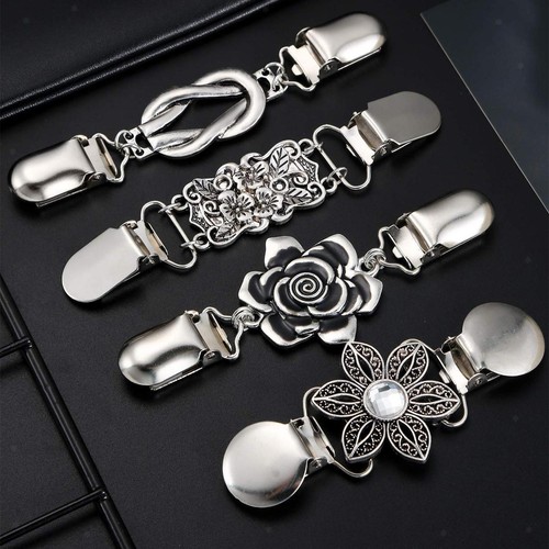 4pcs cardigan clip - 4pcs, donna