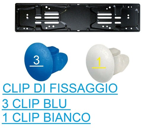 Portatarga posteriore per auto