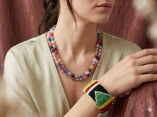 Collana artigianale con perle - artigianale,
