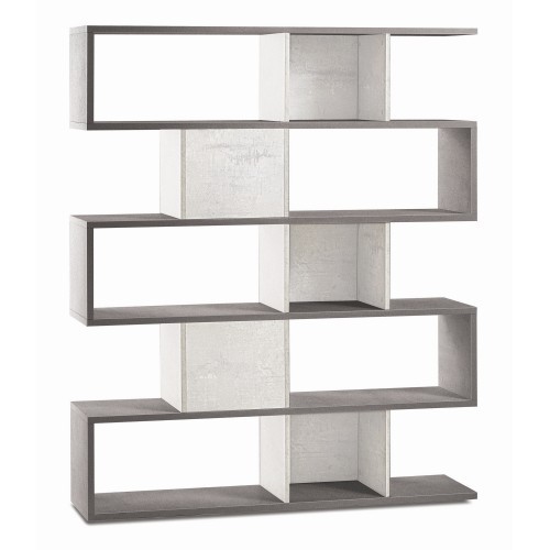 Libreria modulare cemento - libreria,