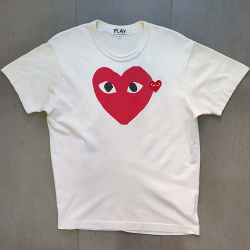 Comme des garcons play white - play,
