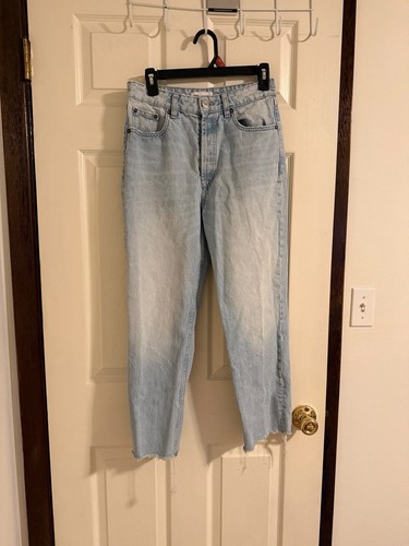Zara light blue denim jeans - zara,
