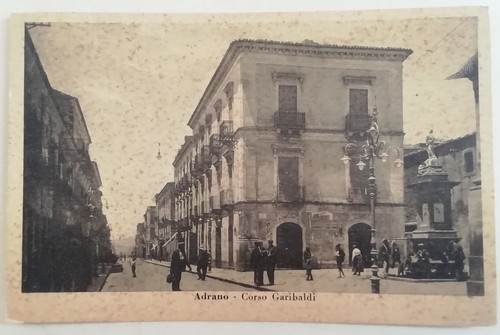 Cartolina paesaggistica adrano - cartolina,