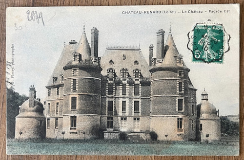Cpa cartolina chateau - -, chateau-renard