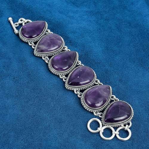 Bracciale ametista naturale