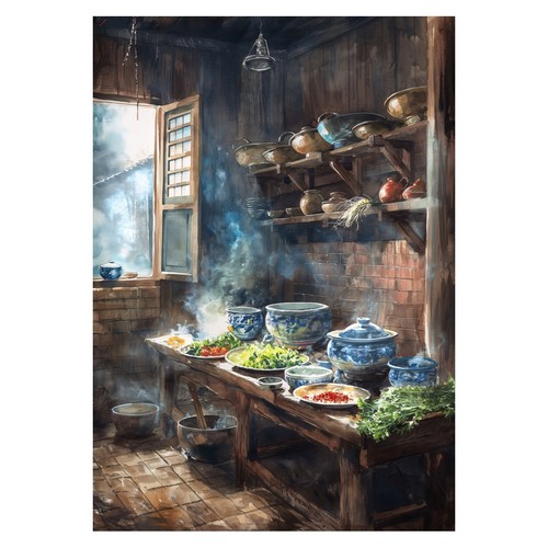 Poster scena rustica in - scena,