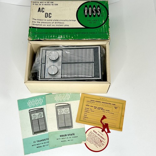 Radio portatile vintage ross - portatile,