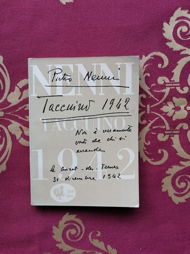 Taccuino 1942 pietro - taccuino, di